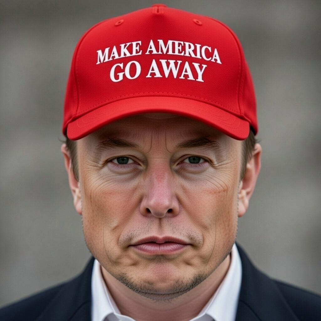 Make America Go Away czapka bejsbolówka